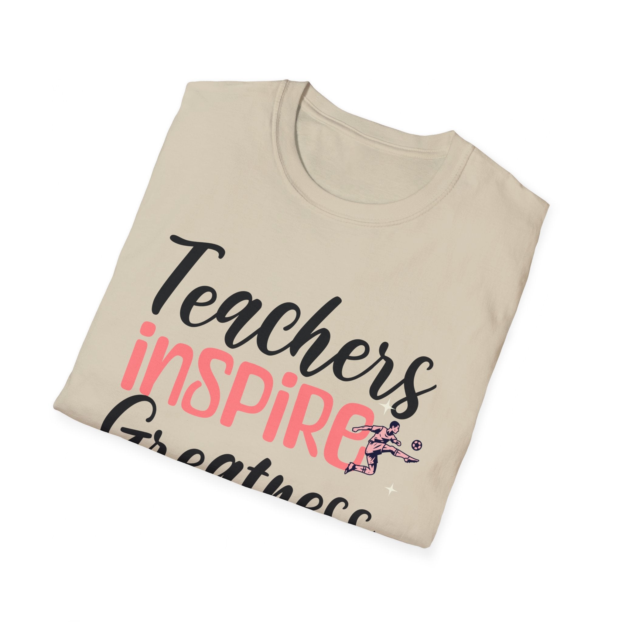 Teachers Inspire Greatness Unisex Softstyle T-Shirt