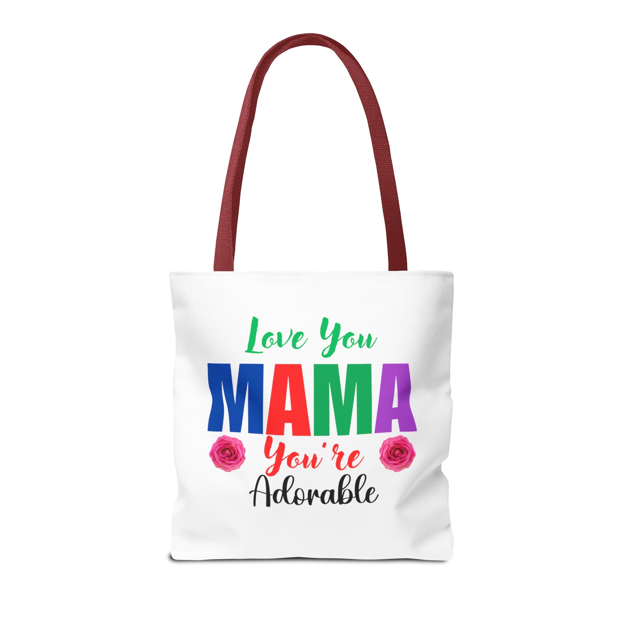 Love You Mama, You're Adorable Mother's Day Gift Tote Bag (AOP), Gift for Mom, Gift for Mama, Gift from Husband, Gift from Dad