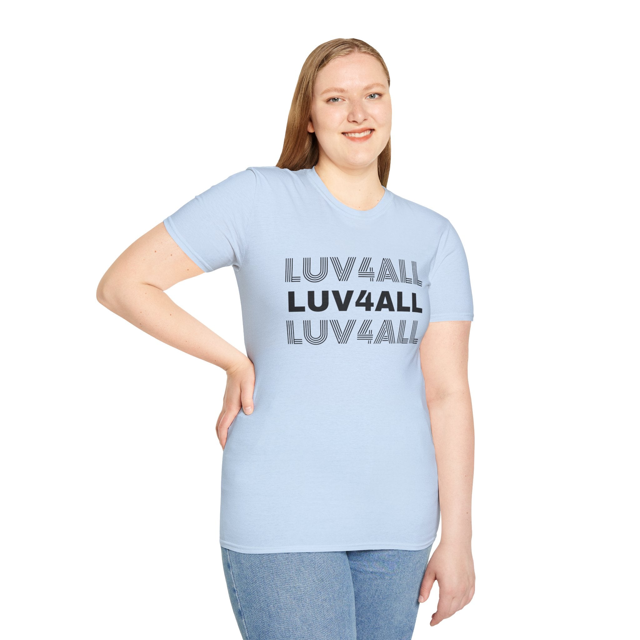 Luv4ALL Unisex Softstyle Crew Neck T-Shirt, Kindness Shirt