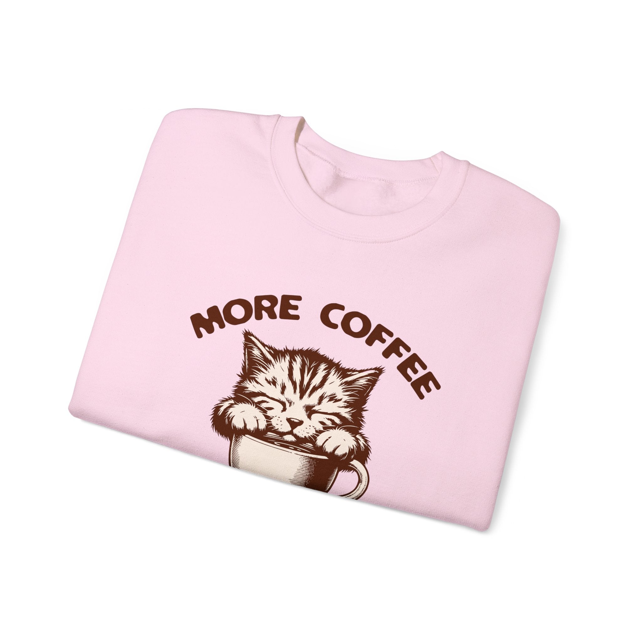 More Coffee Por Favor Funny Unisex Heavy Blend™ Crewneck Sweatshirt, Gift for Mom, Gift for Dad, Gift for Teacher, Gift for friend