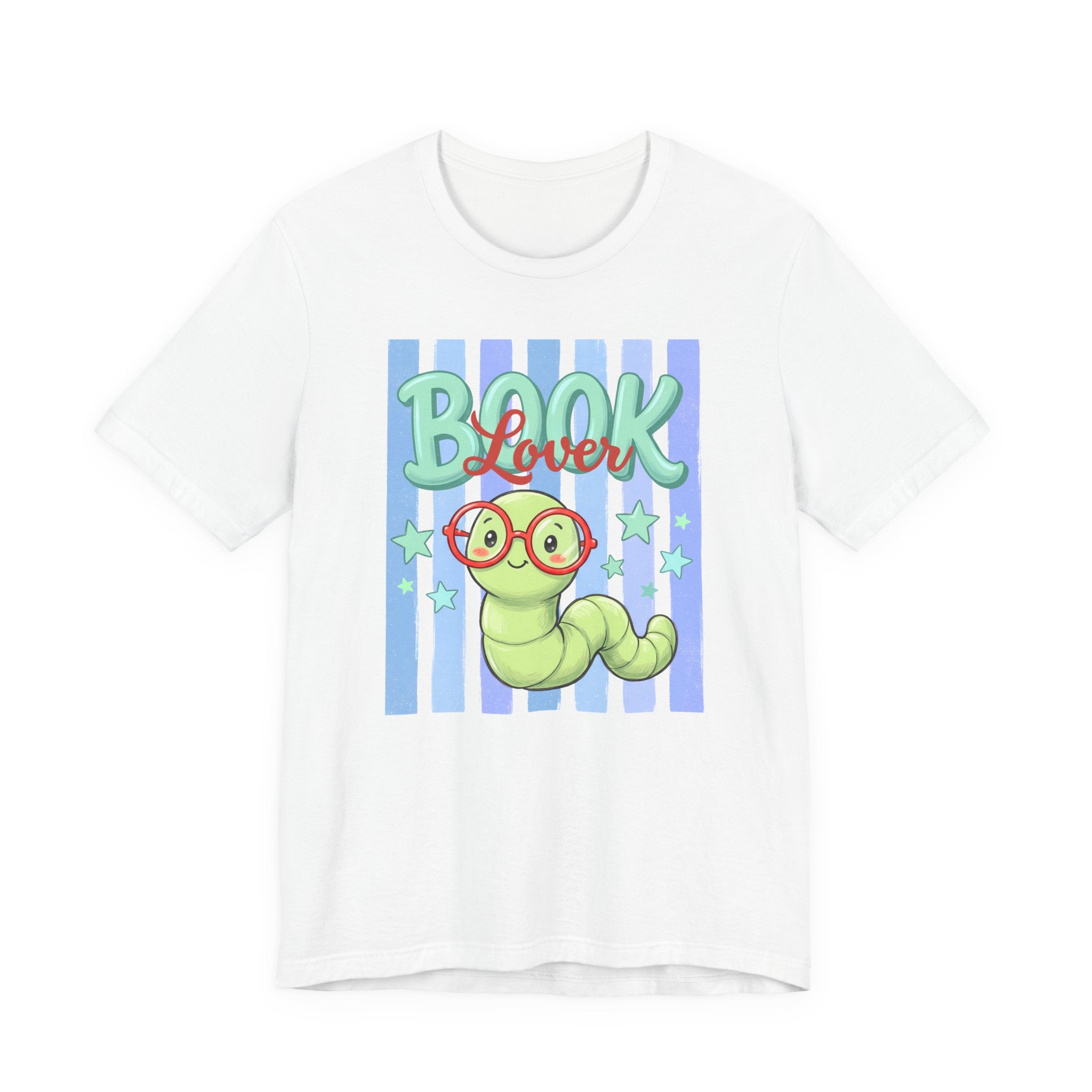 Book Lover Shirt,  Bella Canvas 3001 Striped Book Lover Tee, Gift for Book Lover