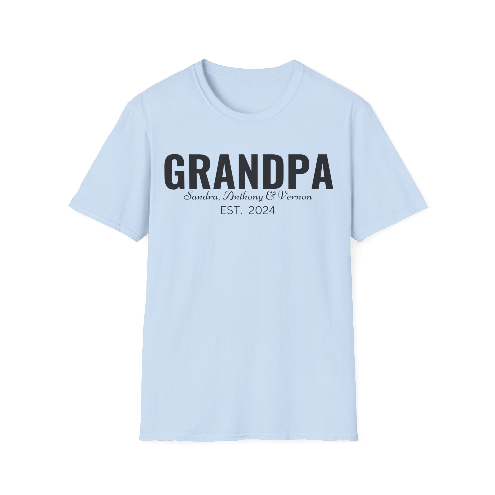 Personalized Grandpa Shirt with Grandkids Names , Fathers Day Gift For Grandpa, Gift From Grandkids, Gift from Kids