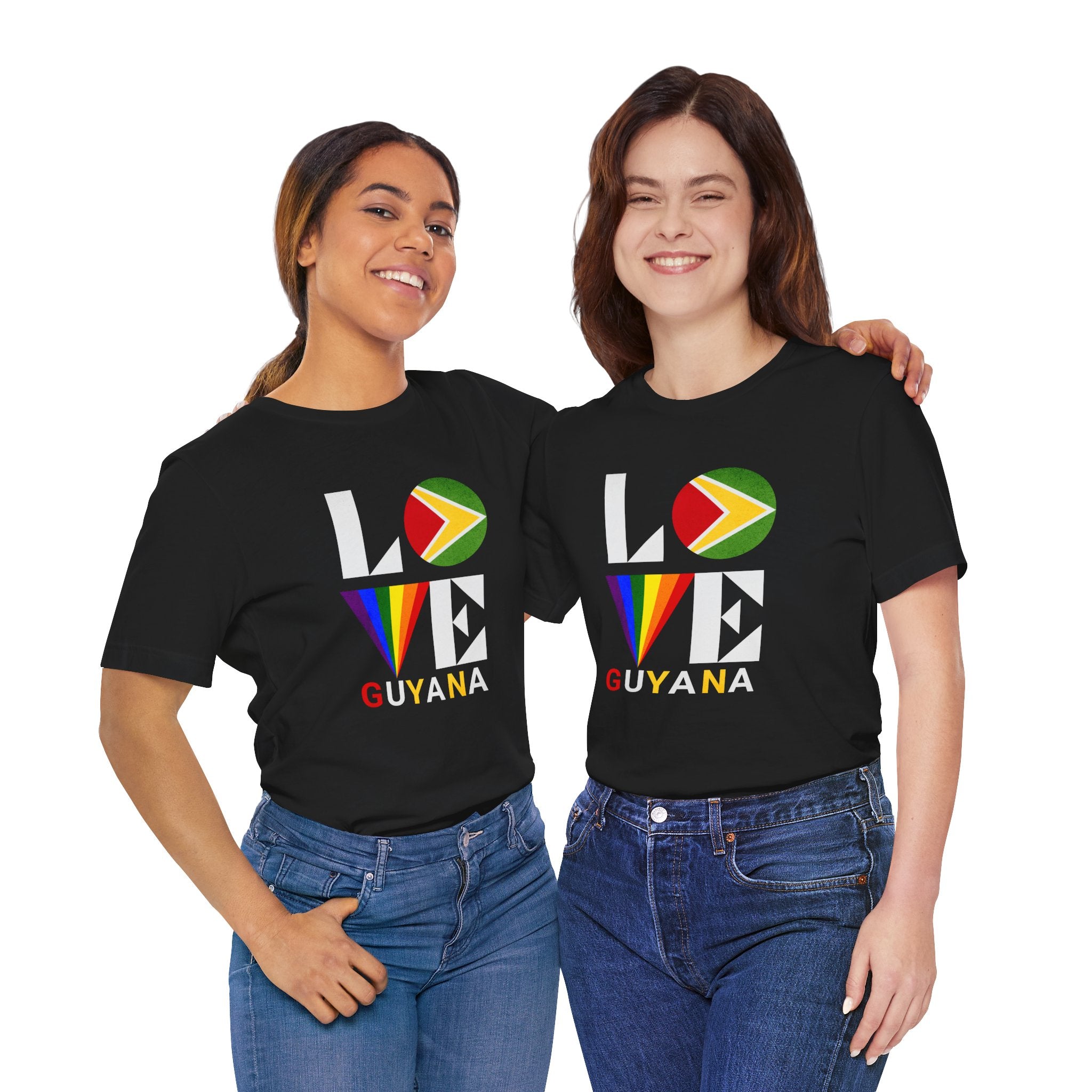 Love Guyana T-shirt, Gift for Him, Gift for Her, Gift for Guyanese