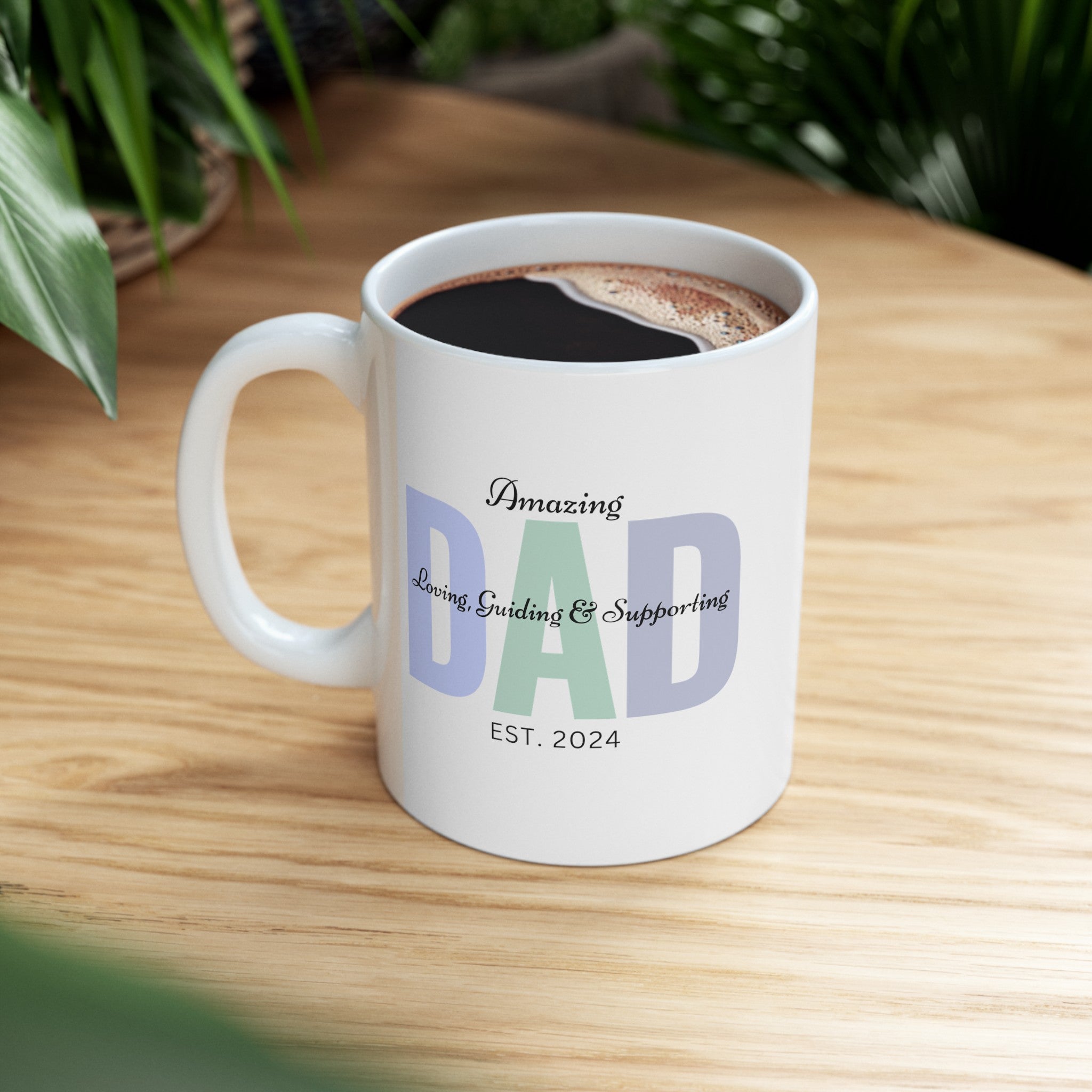 Happy Father's Day Coffee Mug (11, 15oz), Gift for Dad, Father's Day Gift, Dad's Mug, Amazing Father's Day Gift, Dad's Coffee Cup