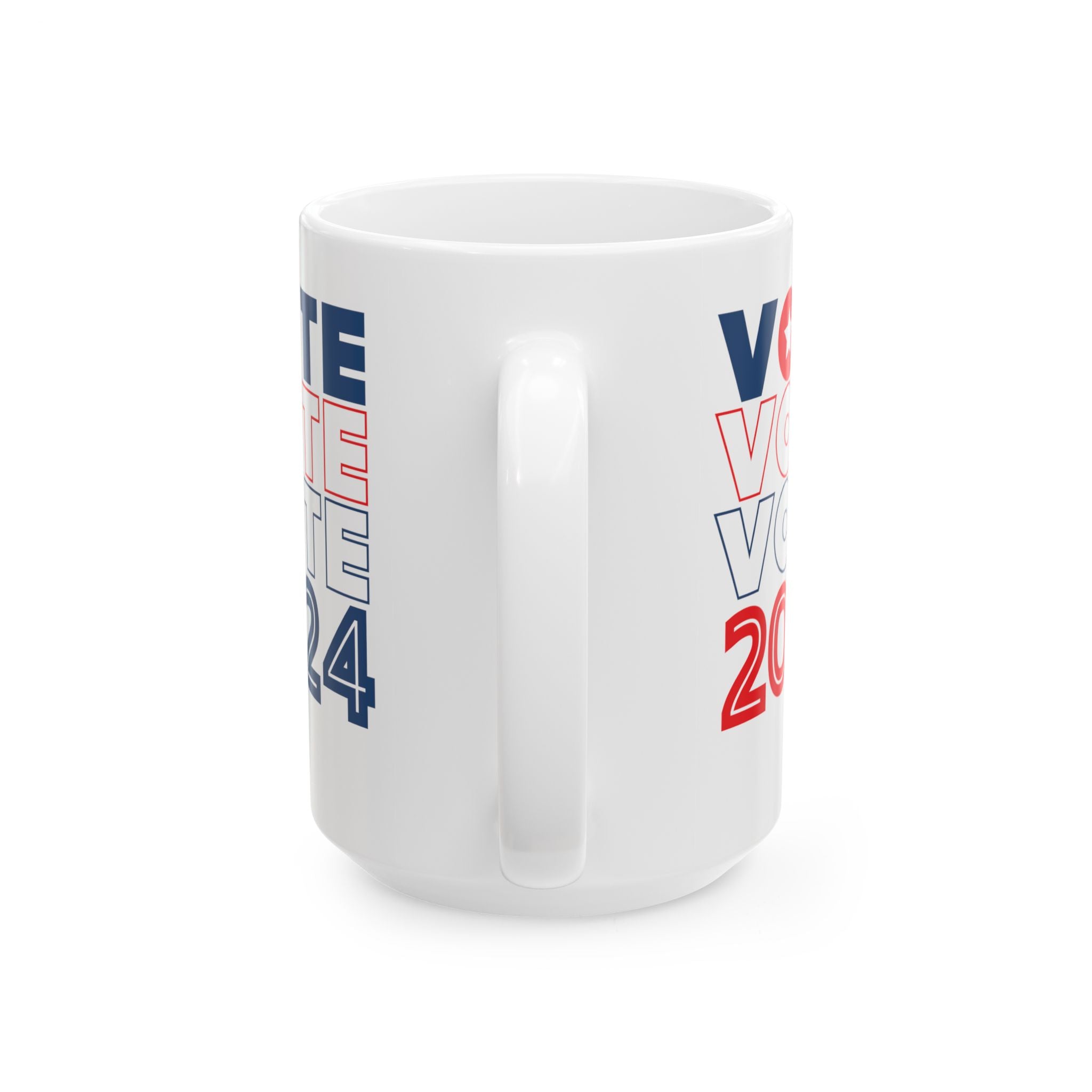 Vote 2024 Ceramic Mug, (11oz, 15oz)