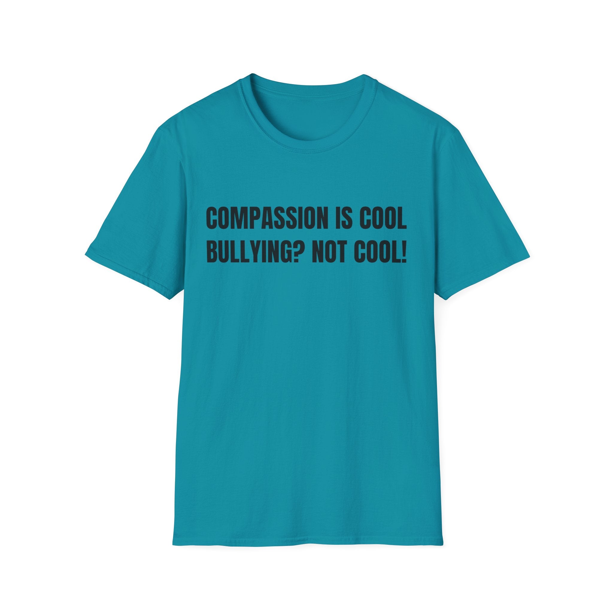 Compassion is Cool, Bullying? Not Cool! Kindness Shirt, Motivational Shirt, Inspirational Shirt, Be Compassionate, Be Brave, Be Happy