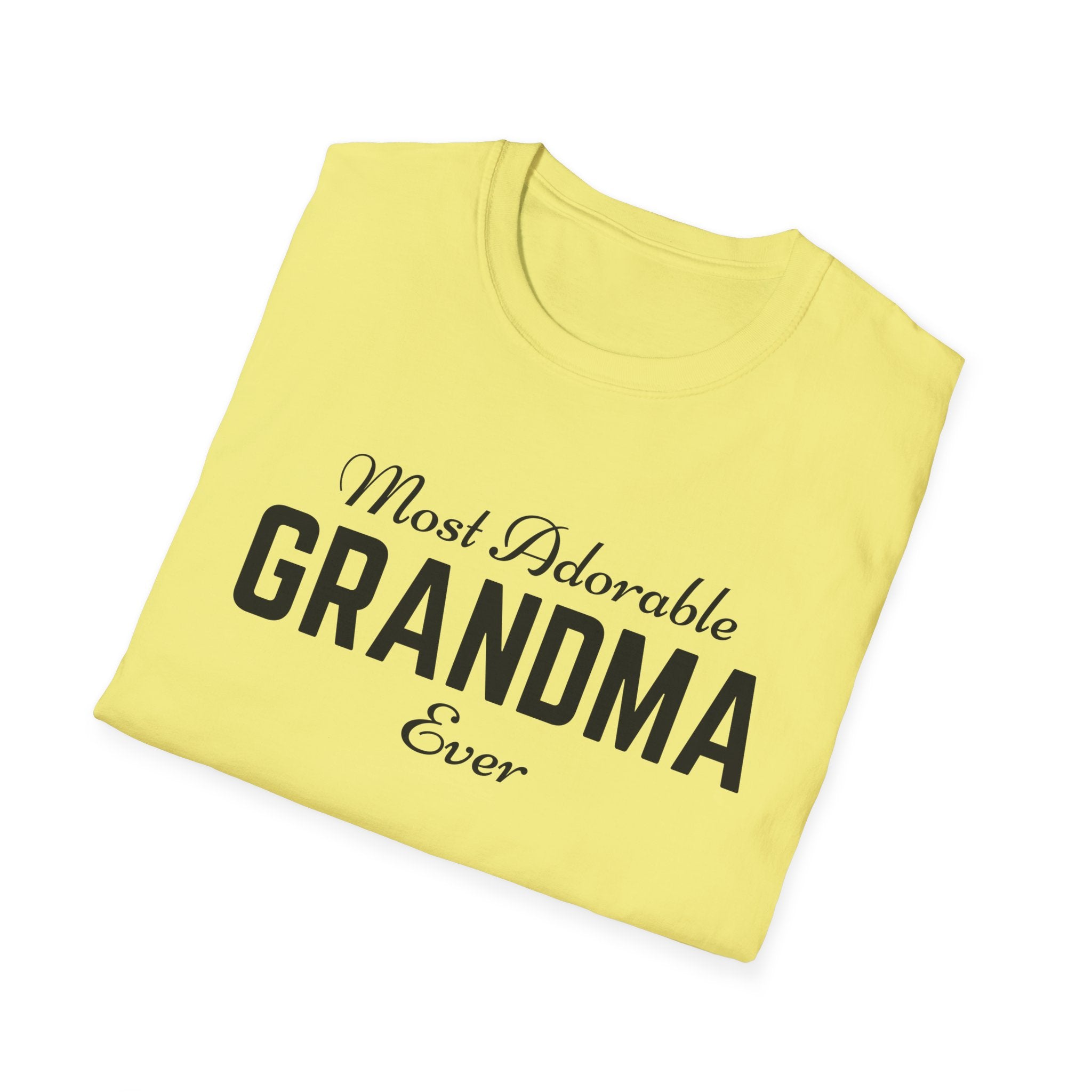 The Most Adorable Grandma ever Unisex Softstyle T-Shirt