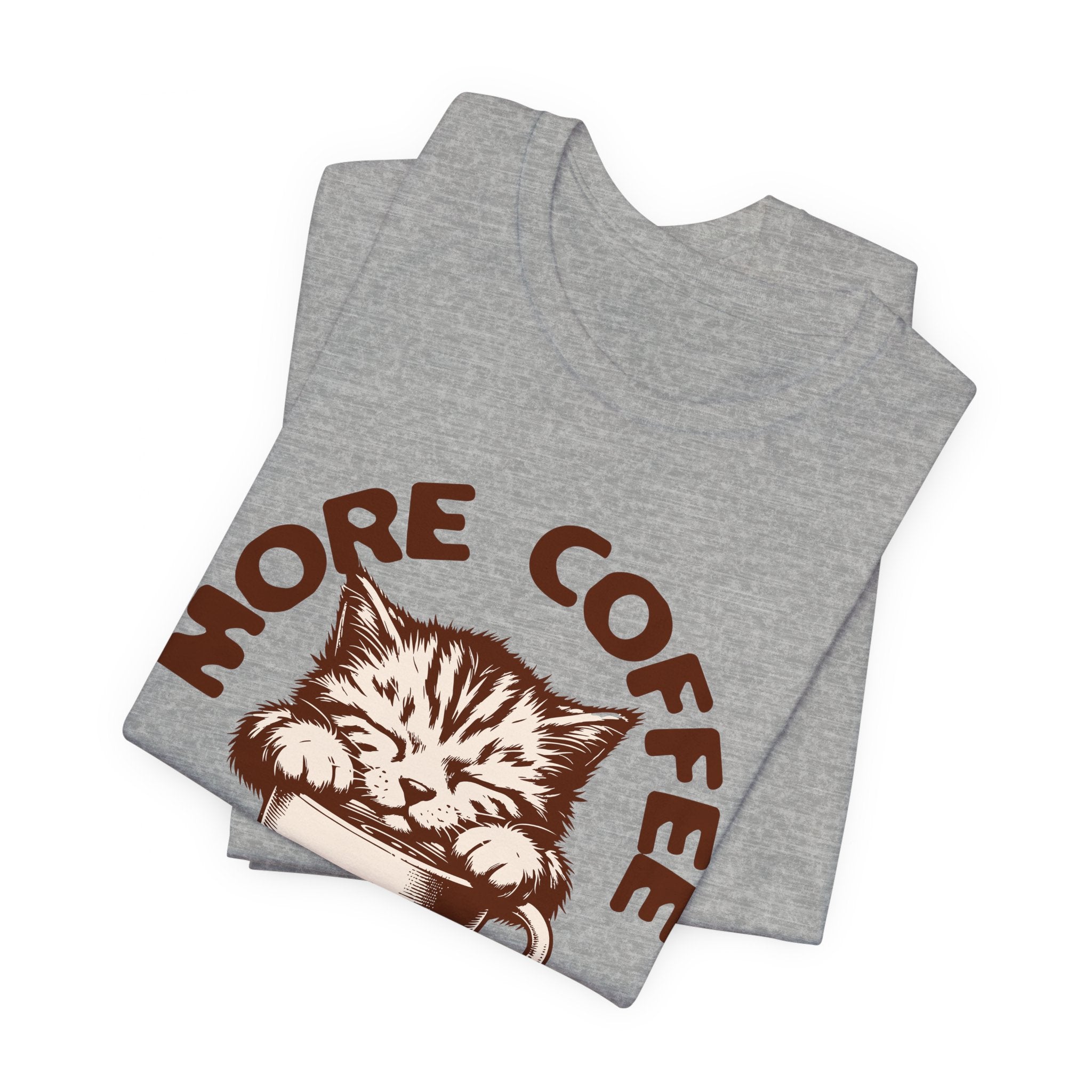 More Coffee Por Favor Funny Unisex Jersey Short Sleeve Tee, Gift for Mom, Gift for Dad, Gift for Teacher, Gift for friend