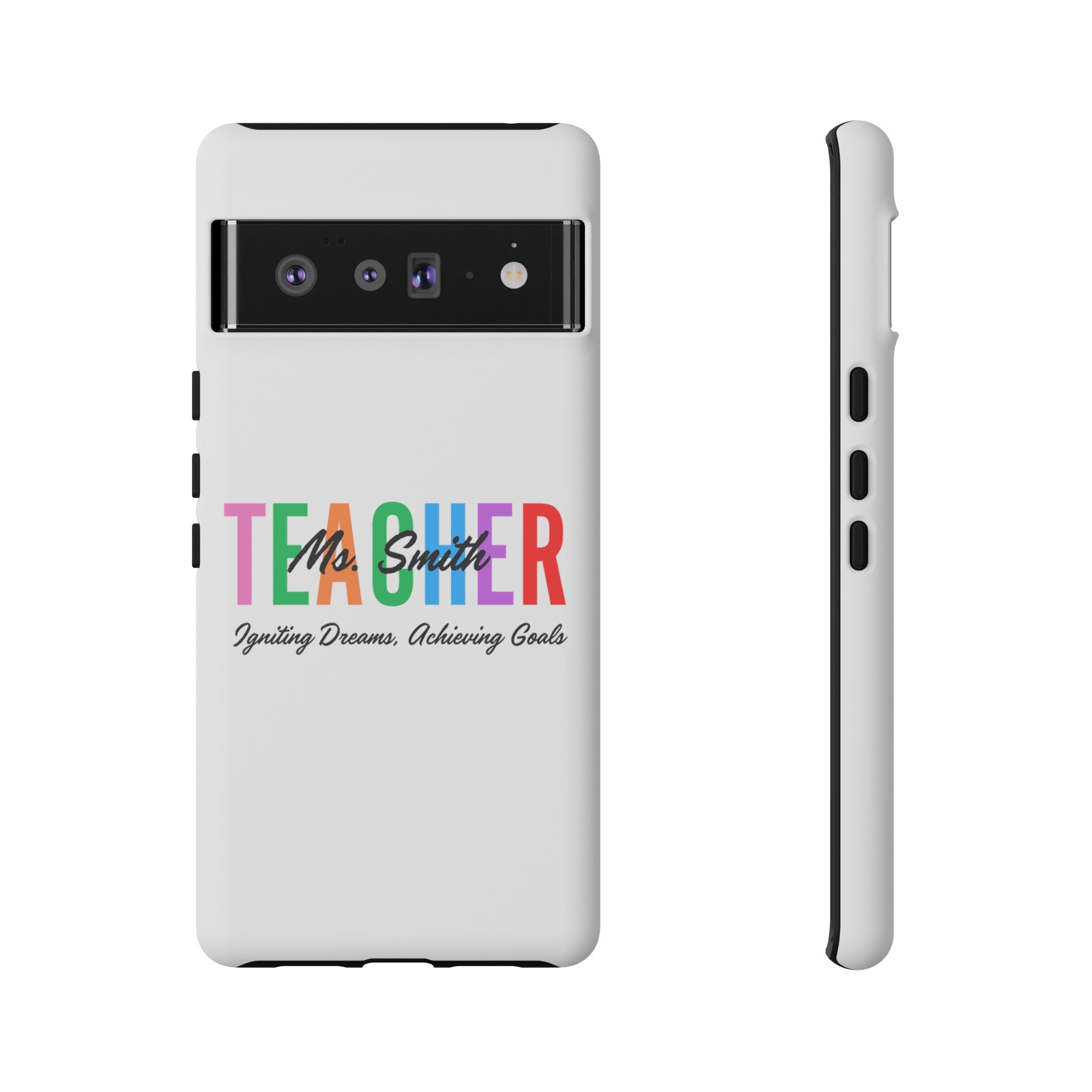 Personalized Teacher iPhones and Samsung Galaxy Tough Cases, Teacher Name, Gift for teacher, Teacher's Appreciation