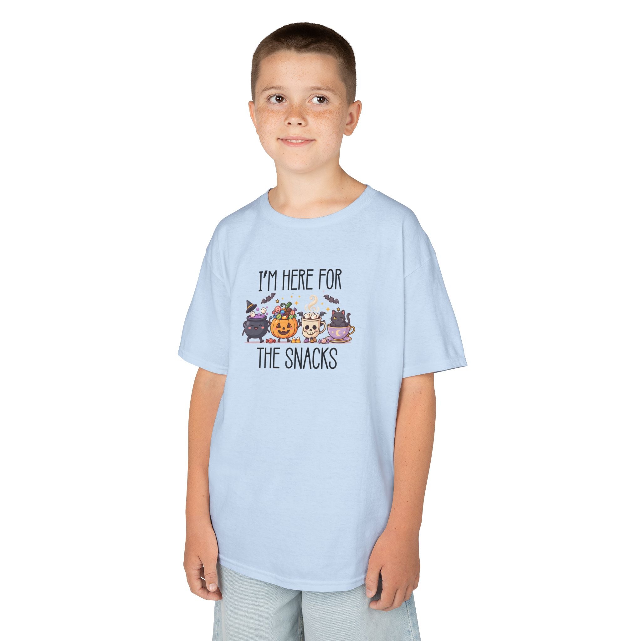 I'm Here For The Snacks Shirt, Cute Kids Halloween Shirt