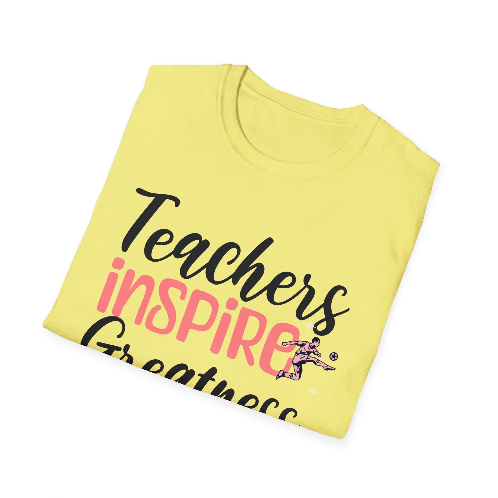 Teachers Inspire Greatness Unisex Softstyle T-Shirt