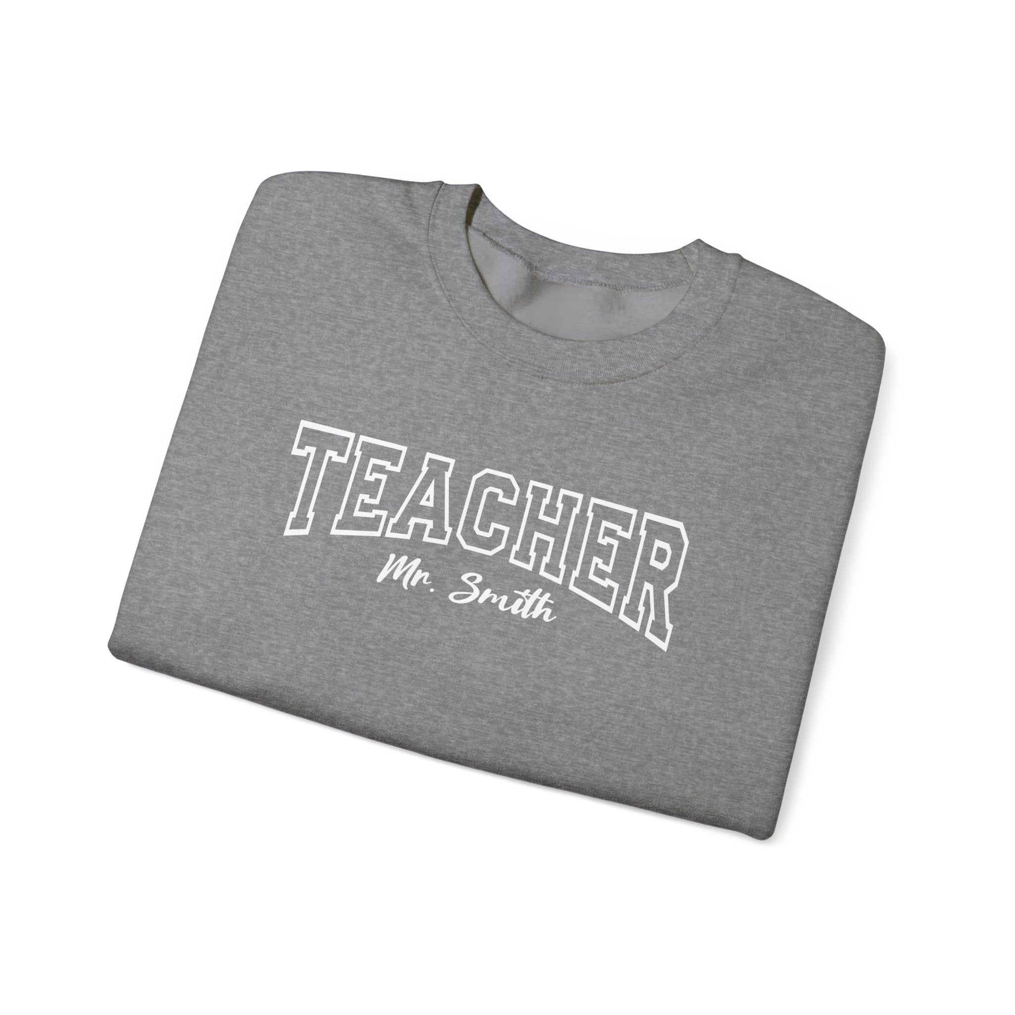 Personalized Teacher Sweatshirt, Teacher Shirt, Teacher Appreciation Gift, Back to School Teacher Sweatshirt, Gift for New Teacher