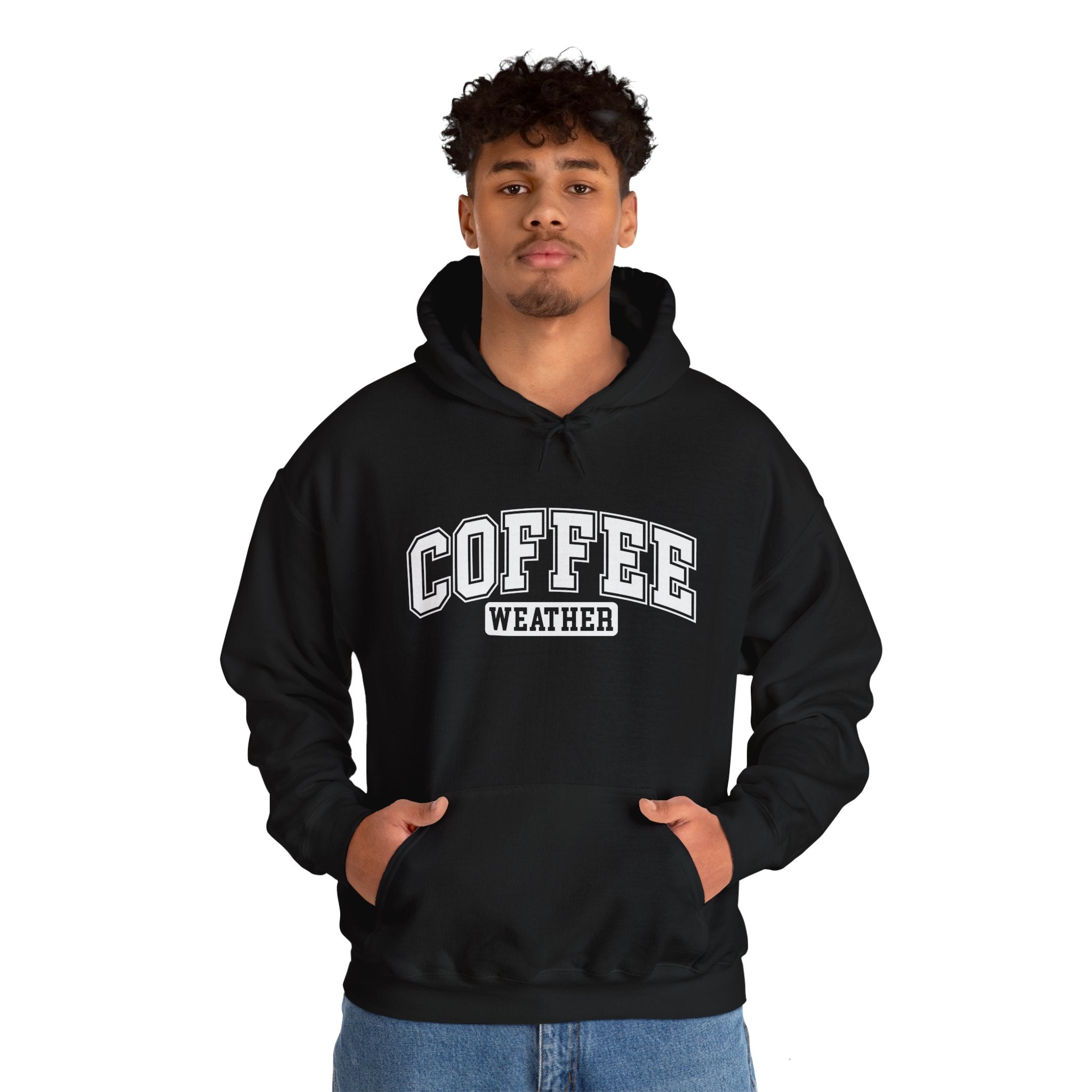 Coffee Lover Shirt, Coffee Lover Sweatshirt, Gift for Coffee Lover, Gift for Him, Gift for Her, Coffee Weather Unisex Heavy Blend™ Hoodie