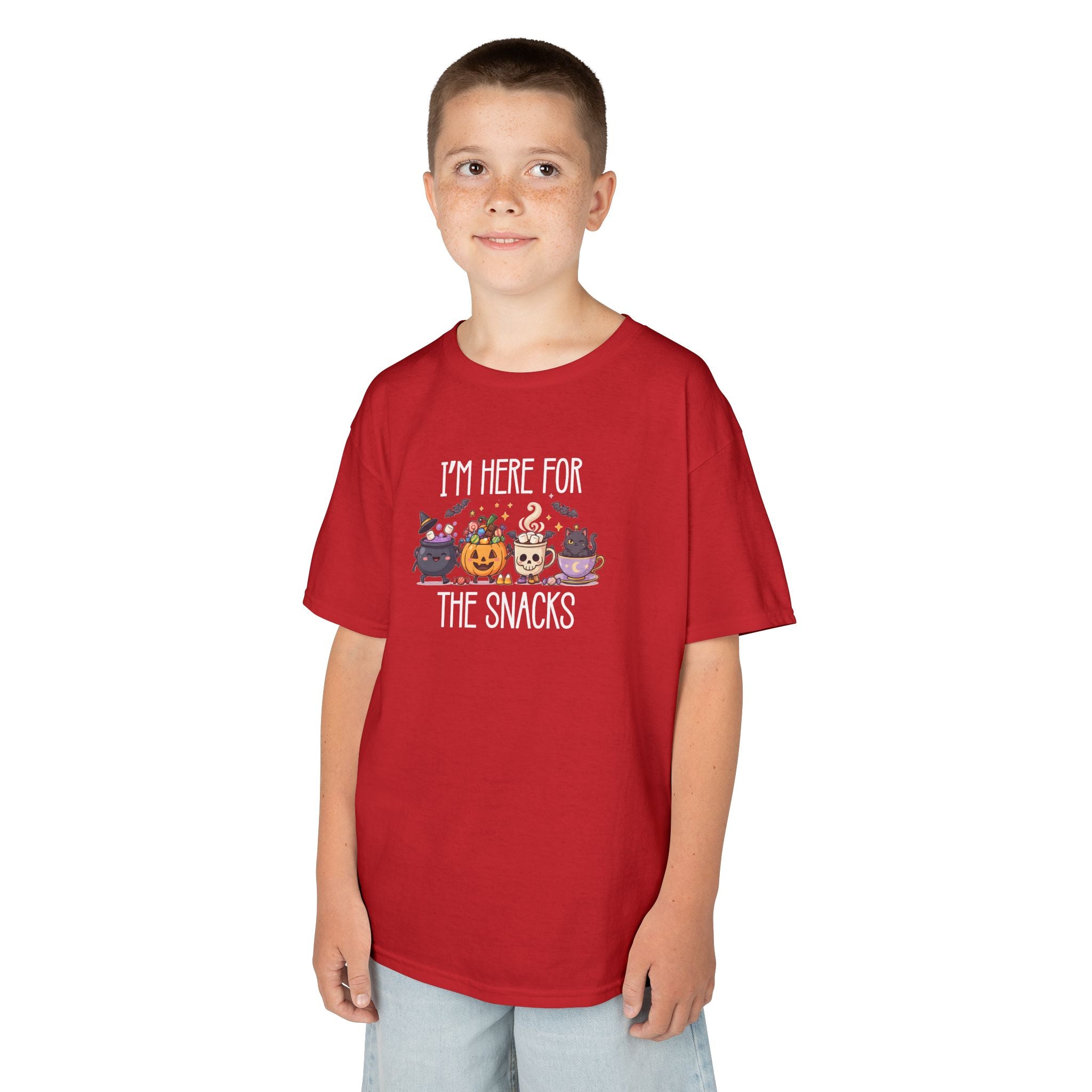 I'm Here For The Snacks Shirt, Cute Kids Halloween Shirt