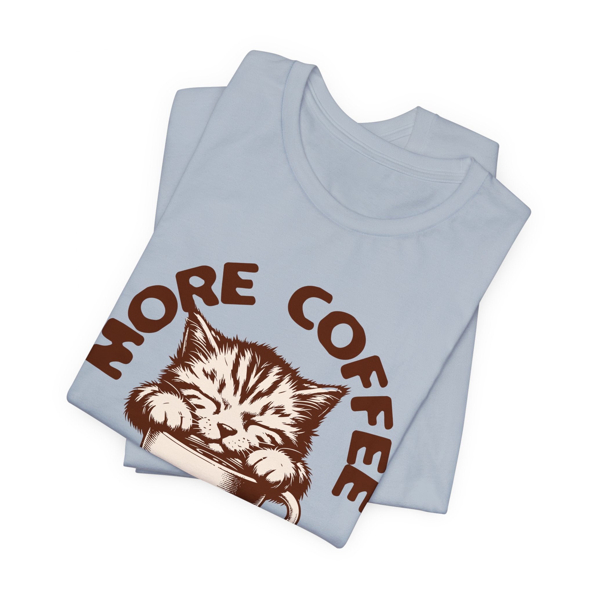 More Coffee Por Favor Funny Unisex Jersey Short Sleeve Tee, Gift for Mom, Gift for Dad, Gift for Teacher, Gift for friend