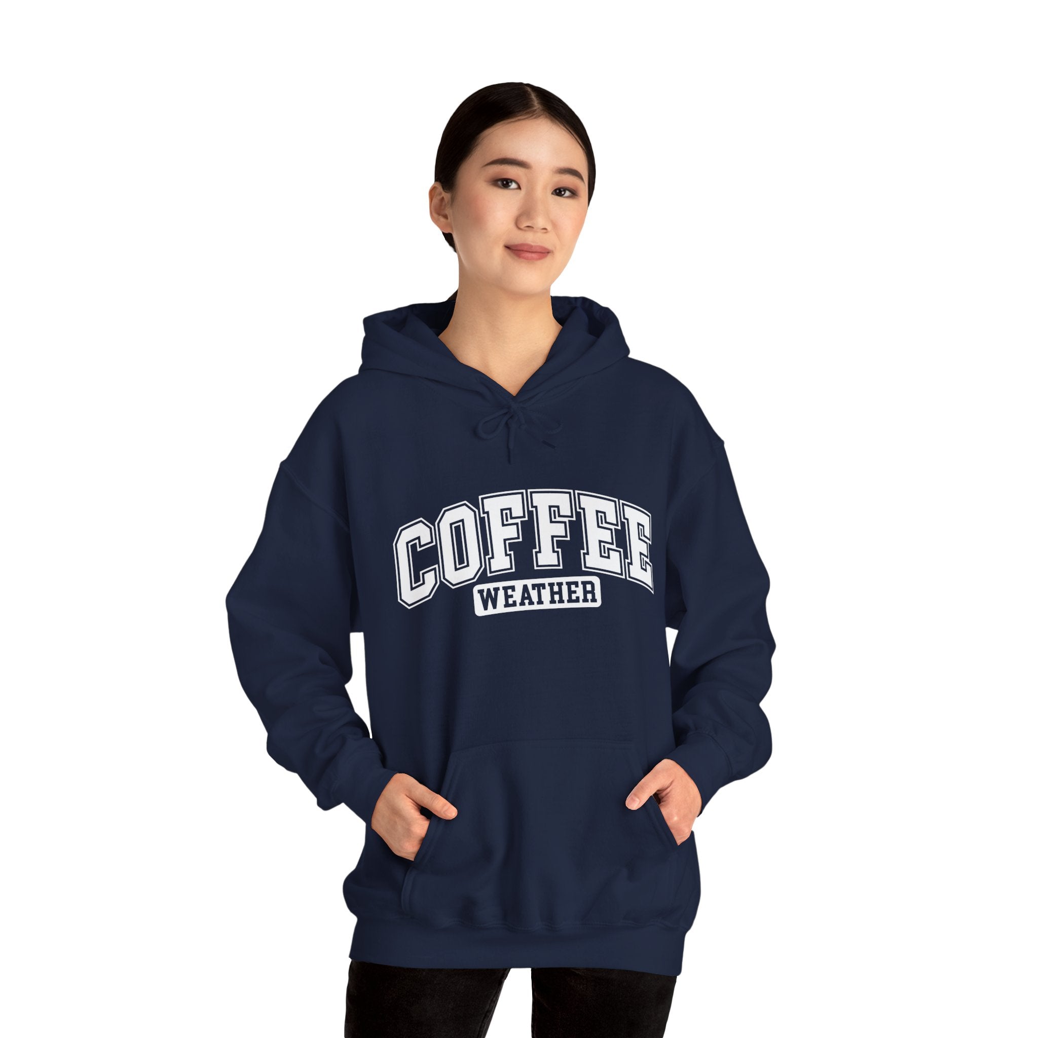 Coffee Lover Shirt, Coffee Lover Sweatshirt, Gift for Coffee Lover, Gift for Him, Gift for Her, Coffee Weather Unisex Heavy Blend™ Hoodie