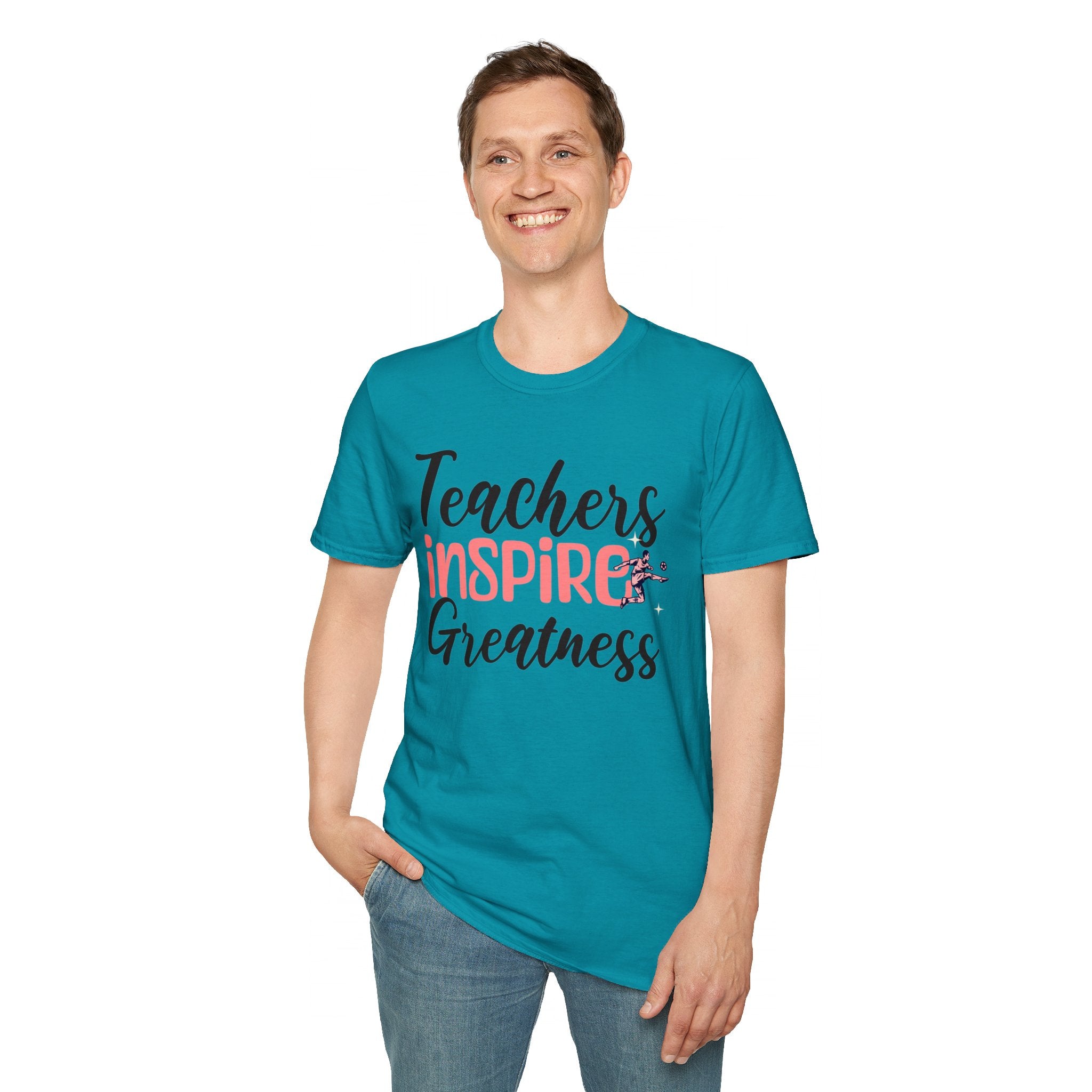 Teachers Inspire Greatness Unisex Softstyle T-Shirt