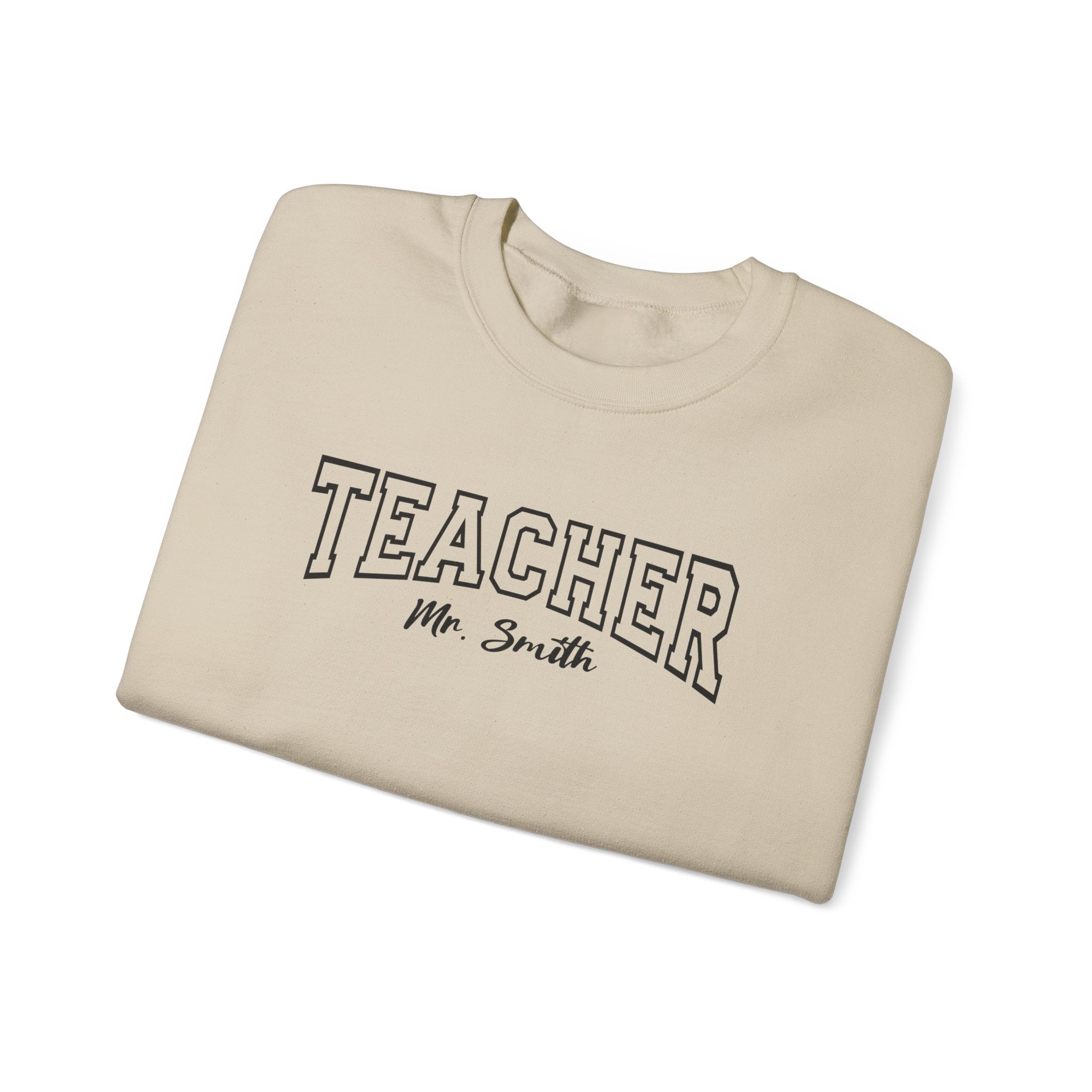 Personalized Teacher Sweatshirt, Teacher Shirt, Teacher Appreciation Gift, Back to School Teacher Sweatshirt, Gift for New Teacher