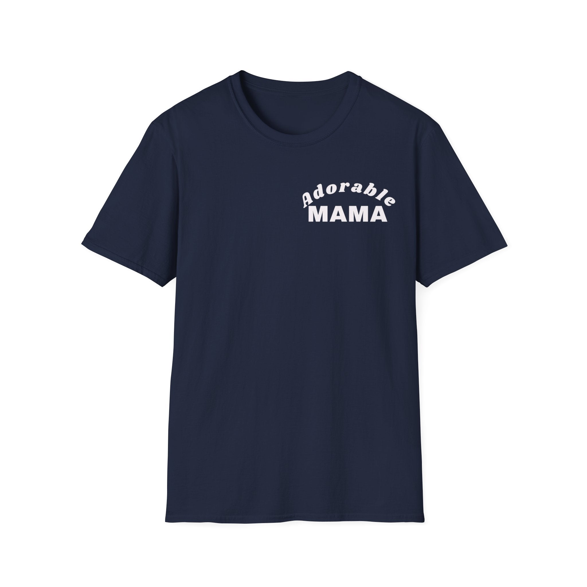 Adorable Mama Unisex Softstyle Crew Neck T-Shirt, Mom Shirt, Gift for Mom, Mother's Day Gift