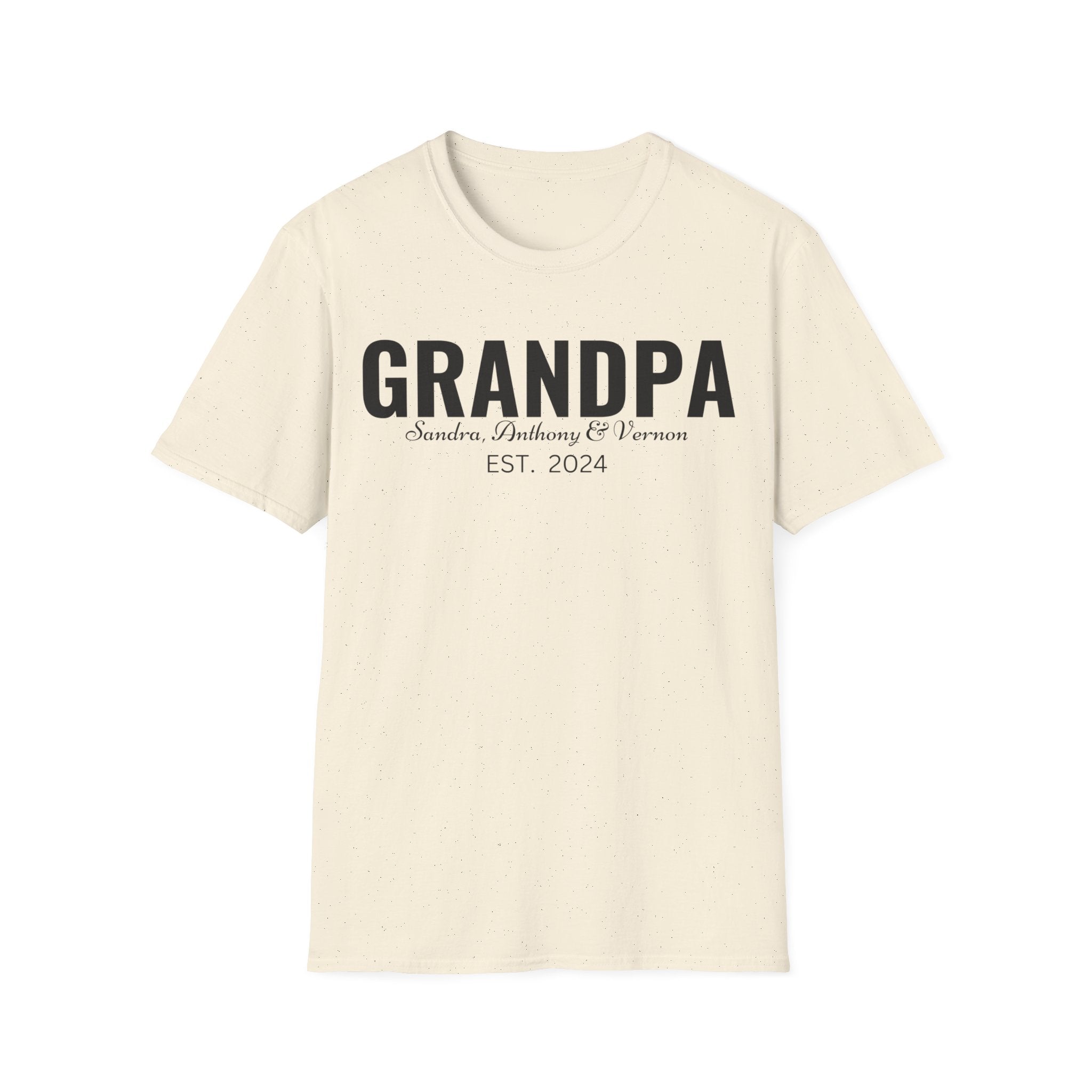 Personalized Grandpa Shirt with Grandkids Names , Fathers Day Gift For Grandpa, Gift From Grandkids, Gift from Kids