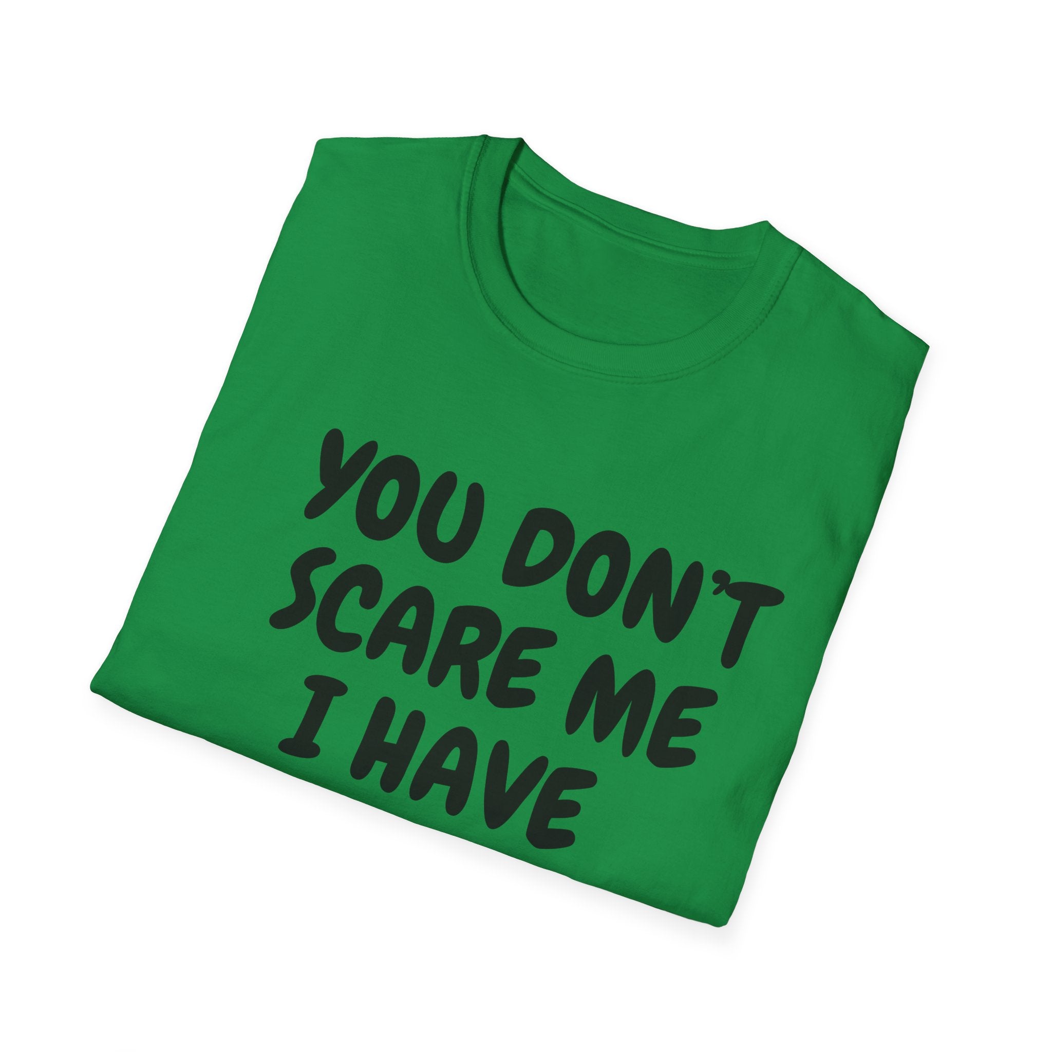 You Don't Scare Me I have Two Girls Funny Dad T-shirt, Father's Day Gift, Gift for Dad, Dad Shirt, Men's T-shirt