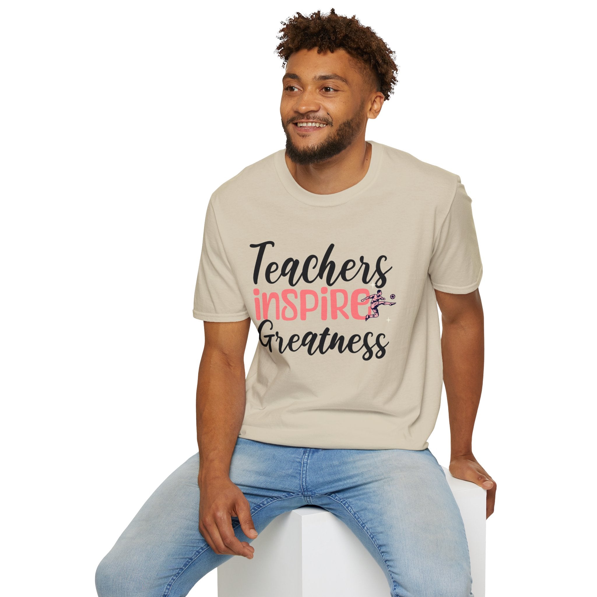 Teachers Inspire Greatness Unisex Softstyle T-Shirt