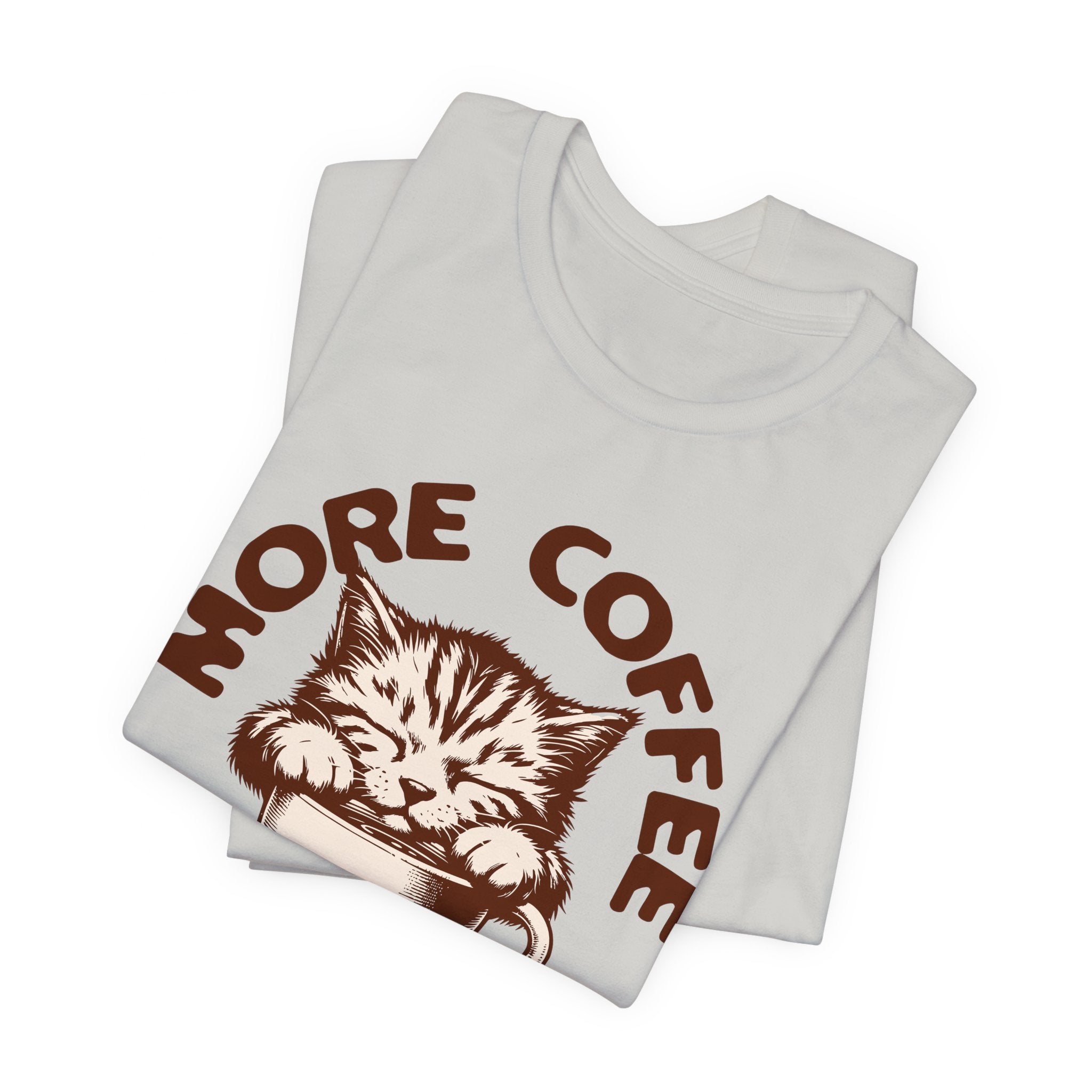 More Coffee Por Favor Funny Unisex Jersey Short Sleeve Tee, Gift for Mom, Gift for Dad, Gift for Teacher, Gift for friend