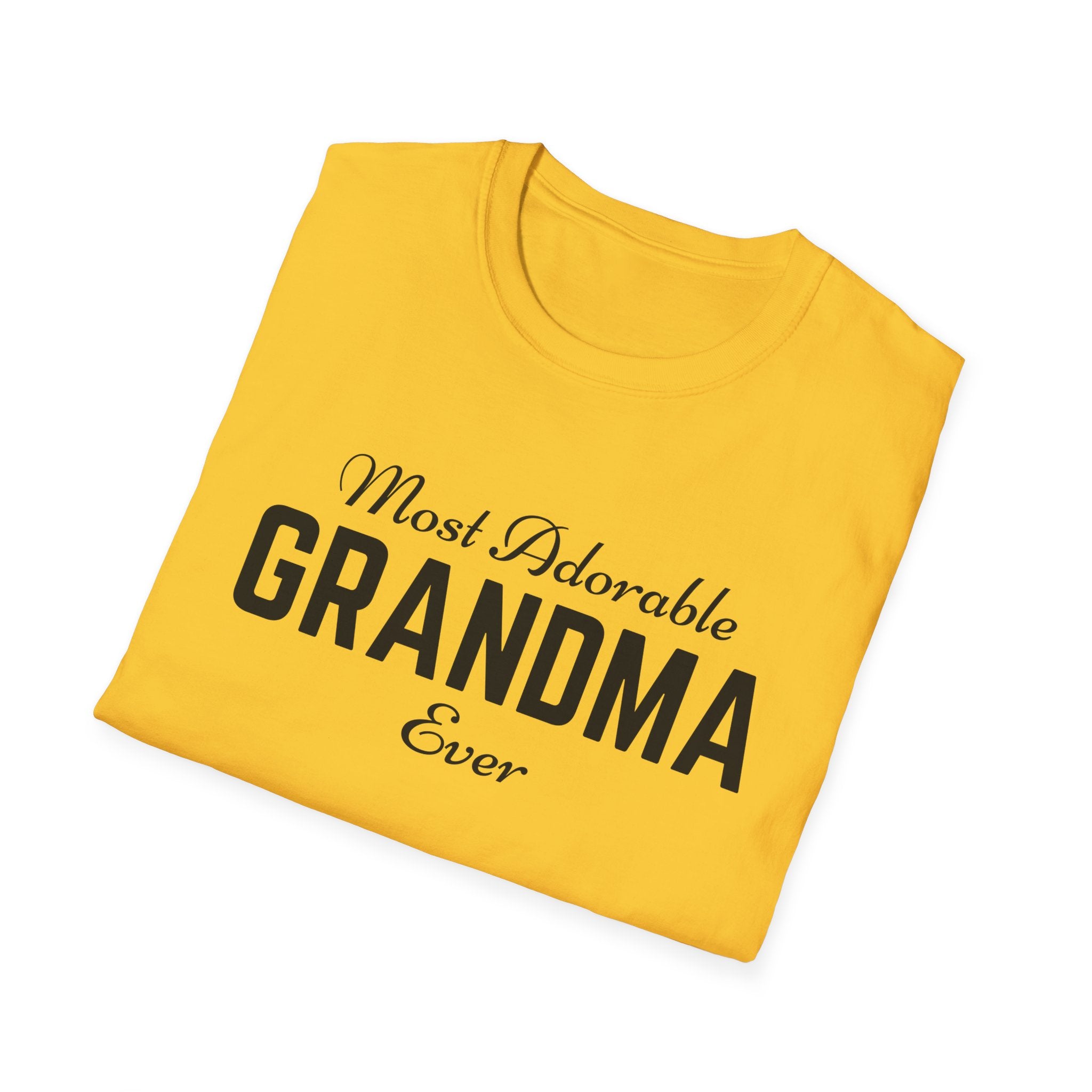 The Most Adorable Grandma ever Unisex Softstyle T-Shirt