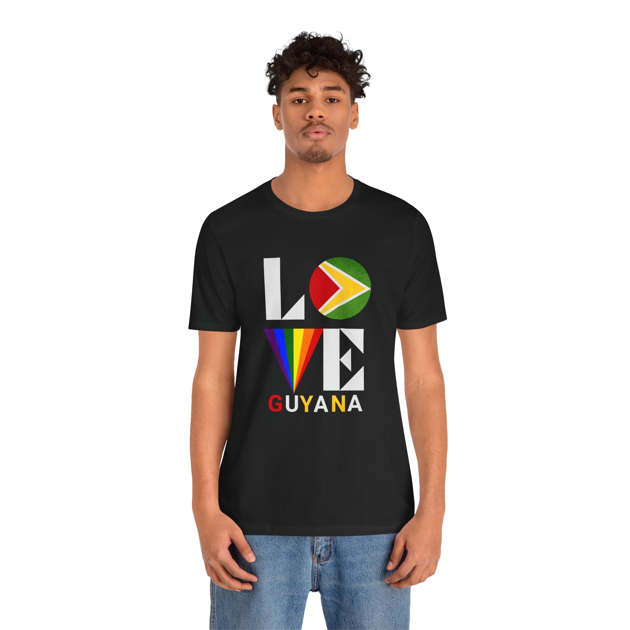 Love Guyana T-shirt, Gift for Him, Gift for Her, Gift for Guyanese