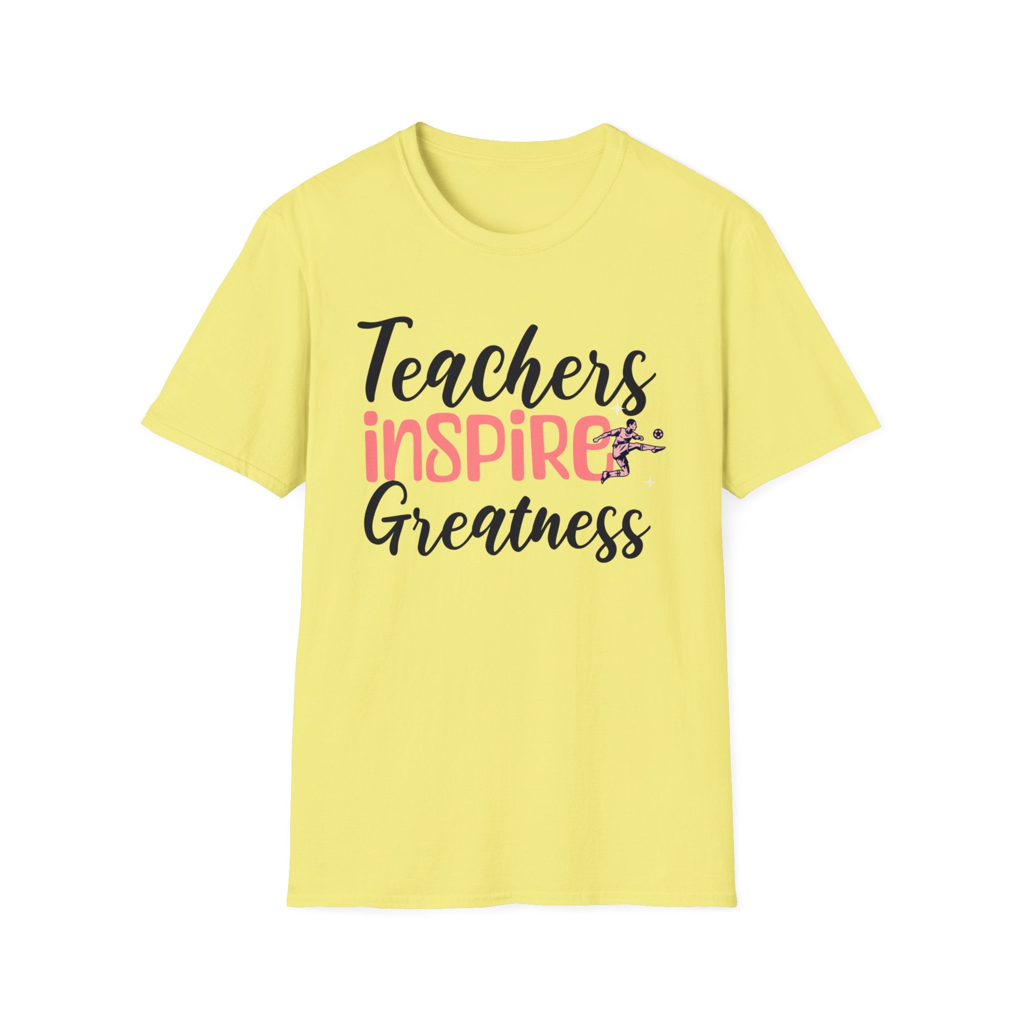 Teachers Inspire Greatness Unisex Softstyle T-Shirt