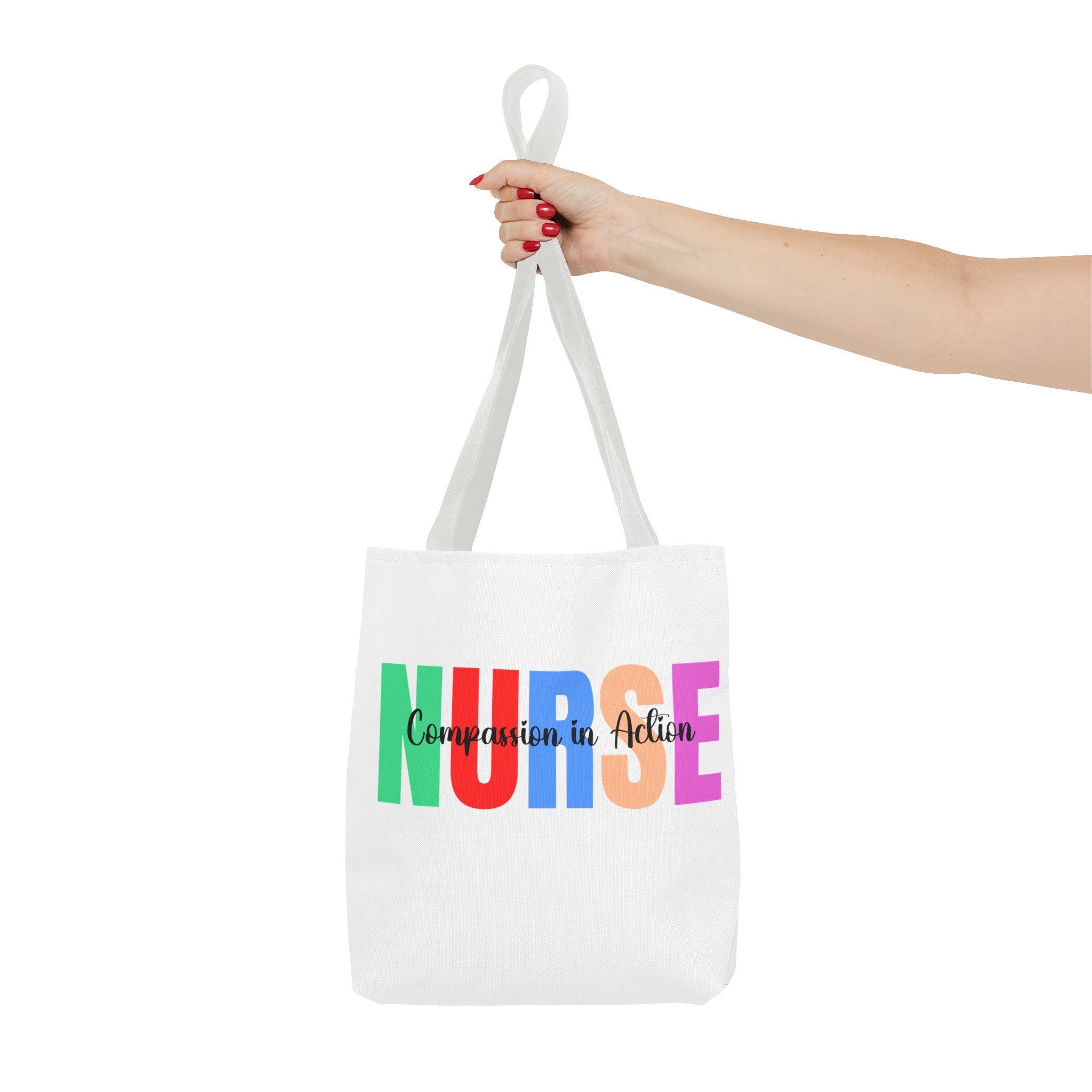 Nurse Compassion In Action Tote Bag (AOP)