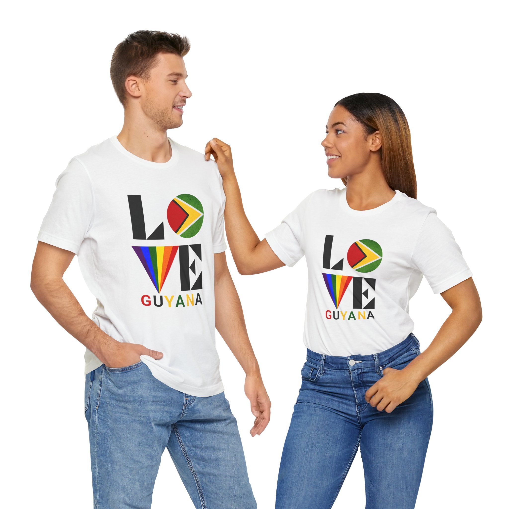 Love Guyana T-shirt, Gift for Him, Gift for Her, Gift for Guyanese