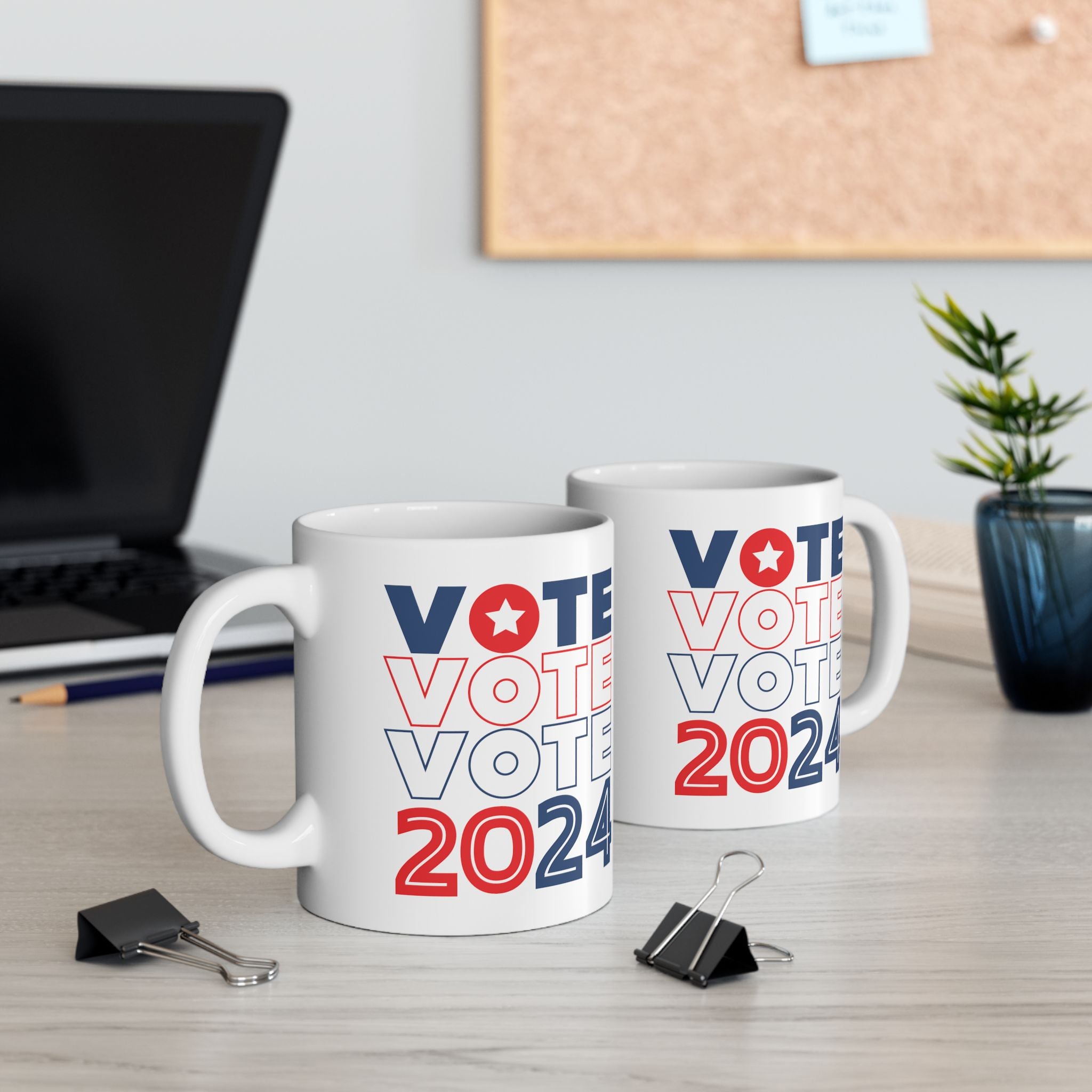 Vote 2024 Ceramic Mug, (11oz, 15oz)