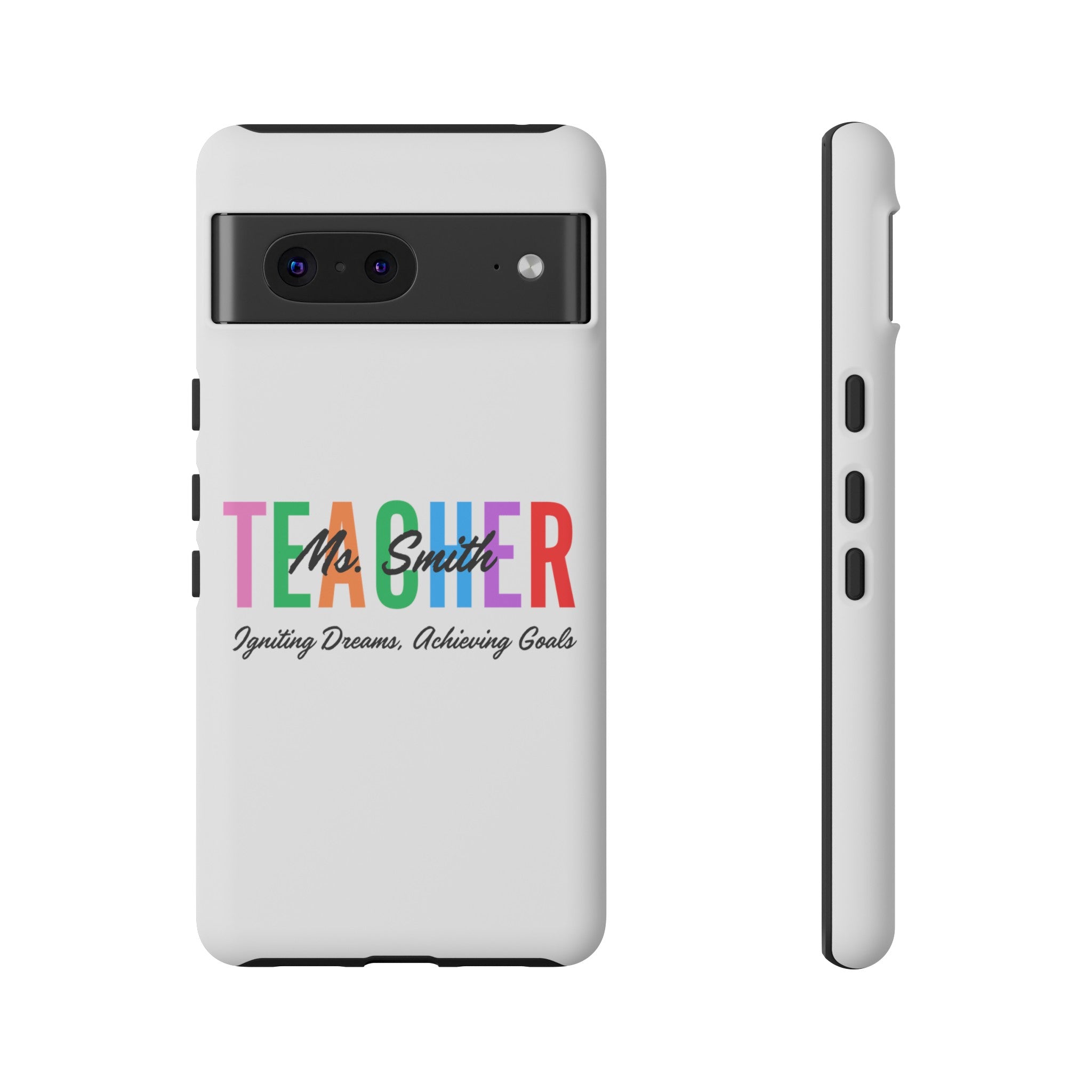 Personalized Teacher iPhones and Samsung Galaxy Tough Cases, Teacher Name, Gift for teacher, Teacher's Appreciation