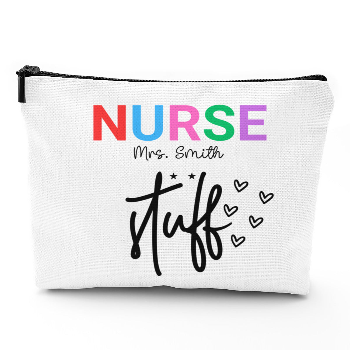 Personalized Nurse Bag, Nurse Graduation Gift, Makeup Bag Toiletry Bag, Personalized Nurse Gift, Graduation Gift