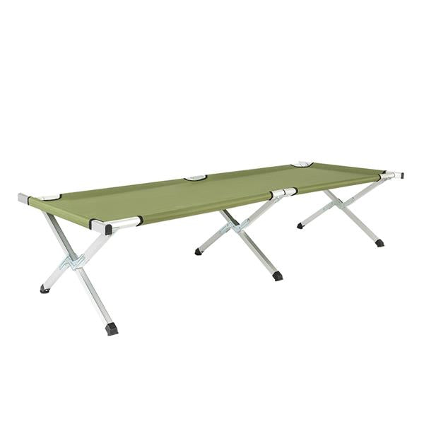 Portable Folding Camping Cot with Carrying Bag Army Green