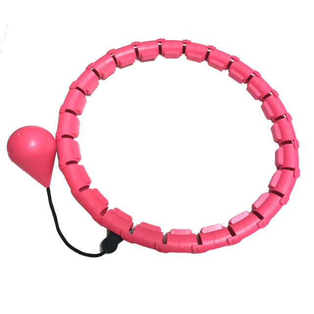 Smart Weighted 24 Knots Sport Hula Hoop Abdominal Waist Fitness Hoops